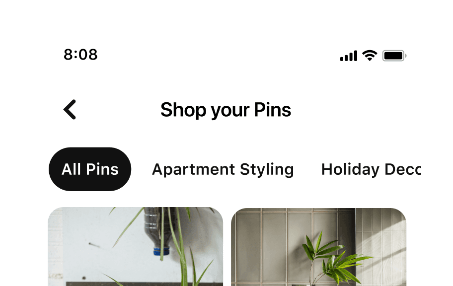 example of tabs scrolling horizontally