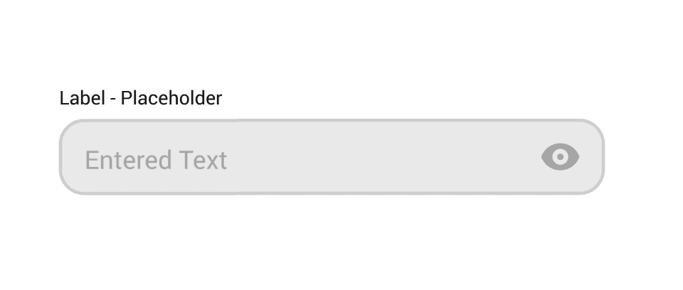 An example of a text field showing a disabled variant.