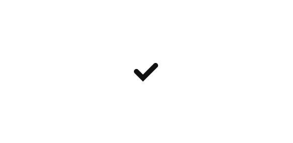 A check mark icon.