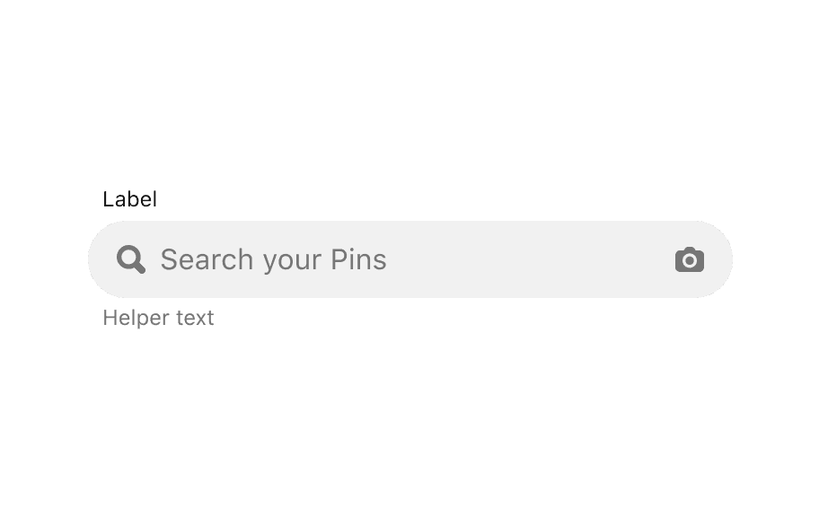 An example of a default search field.