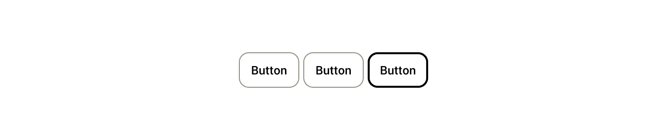 A set of three toggle buttons side by side. The third toggle button is selected.