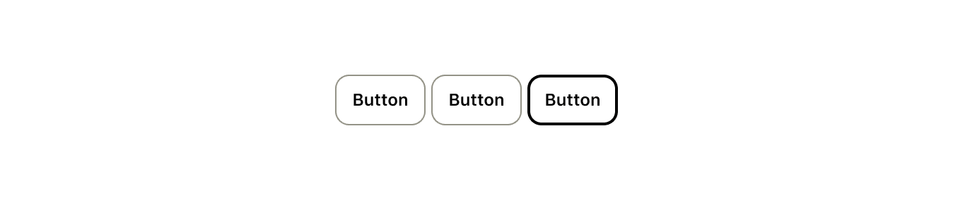 A set of three toggle buttons side by side. The third toggle button is selected.